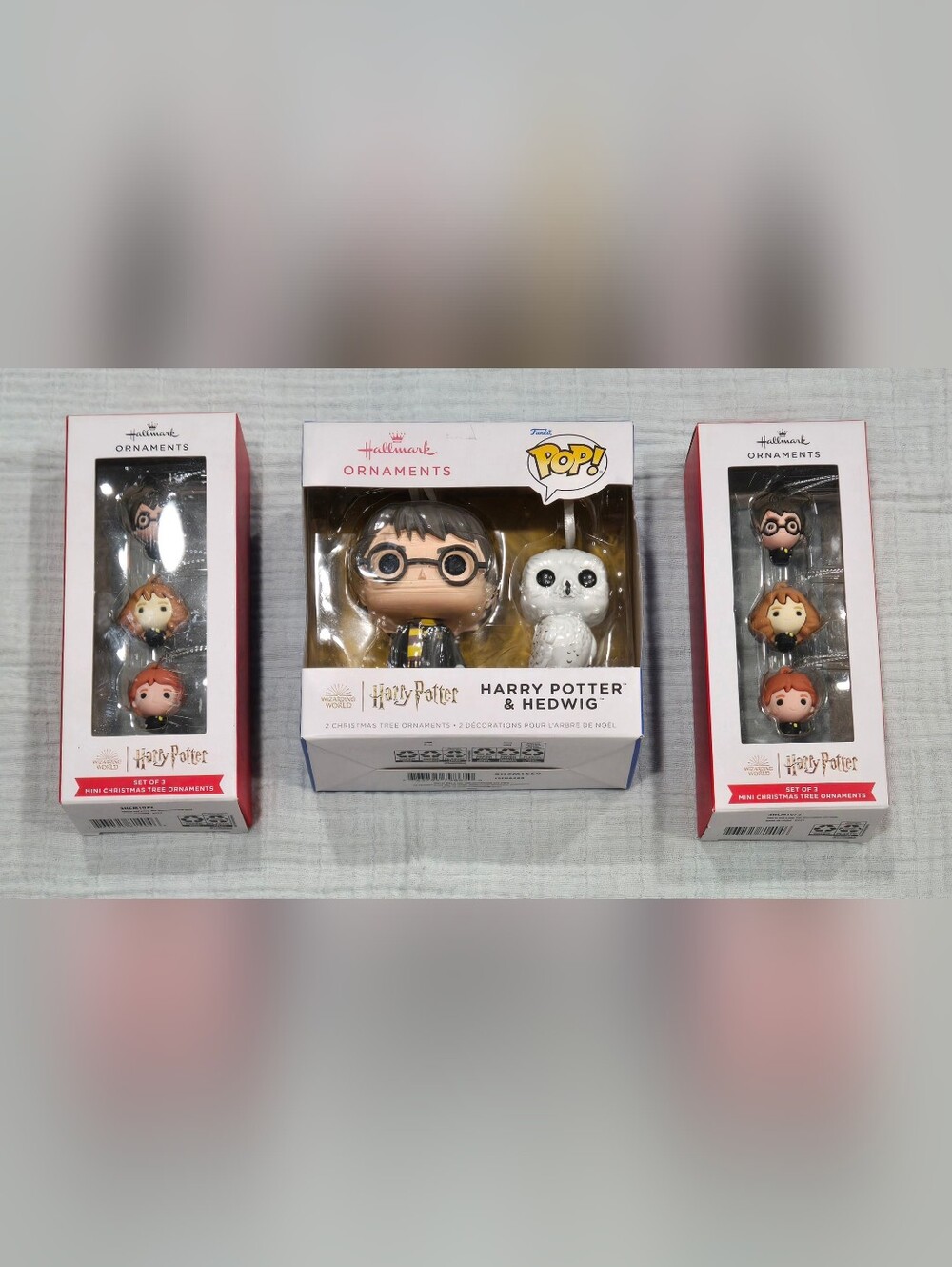 NEW Hallmark Harry Potter Christmas Ornament Bundle